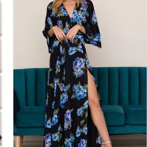 Yumi Kim Kimono Maxi Dress
